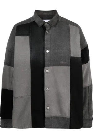 AMBUSH Camisa de mezclilla con diseño patchwork