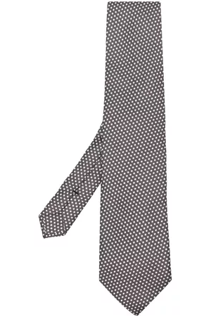 Tom Ford Hombre Pajaritas - Corbata con lunares bordados