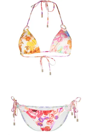 ZIMMERMANN Bikini con estampado floral