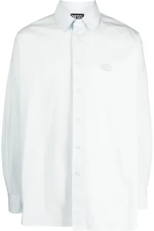 Diesel Camisa manga larga con parche del logo