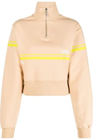 GCDS Sudadera con medio cierre