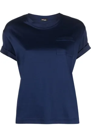 Kiton Playera con bolsillo de parche