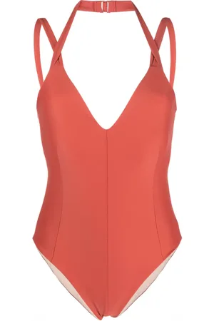 REJINA PYO Traje de baño con cuello en V