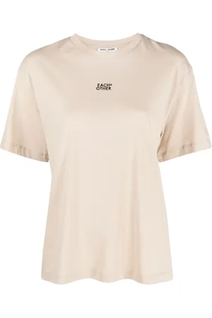 Each x Other Playera con cuello redondo y logo estampado