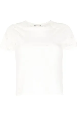 Cynthia Rowley Playera con detalles de agujero