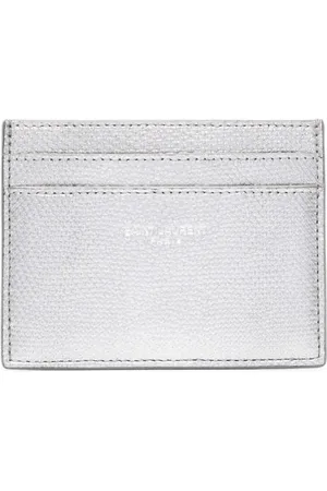 Saint Laurent Tarjetero con logo en relieve