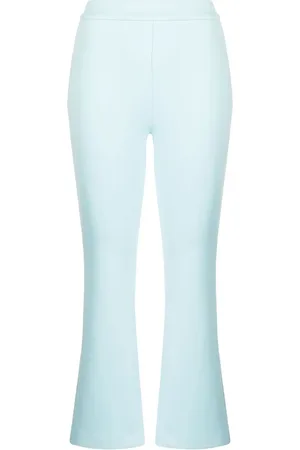Cynthia Rowley Pantalones capri con tiro medio y diseño acampanado