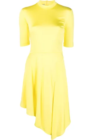 Stella McCartney Vestido con dobladillo asimétrico