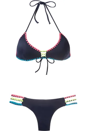 Brigitte Bikini con bordes con costuras