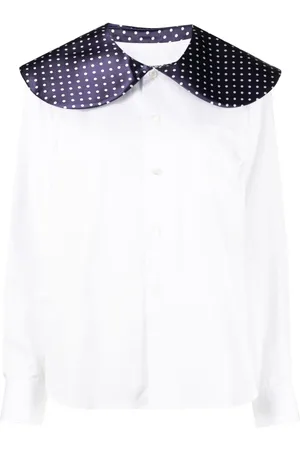 Comme des Garçons Camisa con estampado de lunares