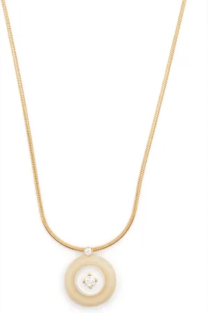 Fernando Jorge Collar Signal en oro amarillo de 18kt con madreperla y diamantes