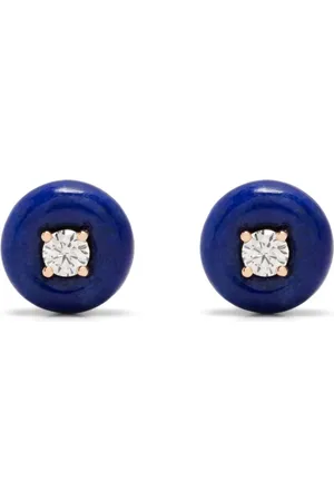 Fernando Jorge Anillo Orbit Medium en oro rosa de 18kt con lapislázuli y diamantes