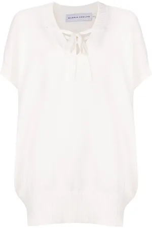 Gloria Coelho Blusa con moño en la parte delantera