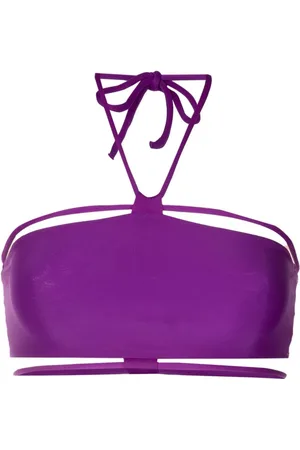 Gloria Coelho Top de bikini tipo bandeau
