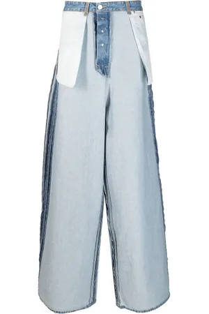 Vetements Jeans anchos con bolsillos