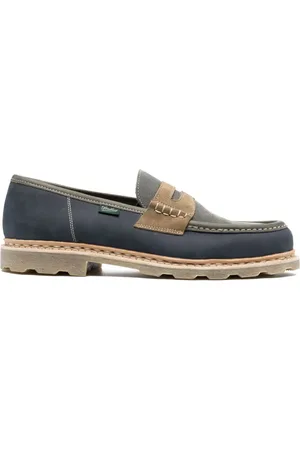 Paraboot Mocasines penny con diseño de tres tonos