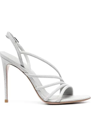 LE SILLA Sandalias metalizada con tacón de 115mm
