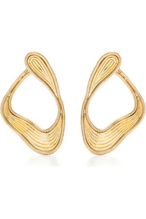 Fernando Jorge Arracadas Stream Lines en oro amarillo de 18kt