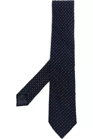 Emporio Armani Hombre Pajaritas - Geometric-print tie