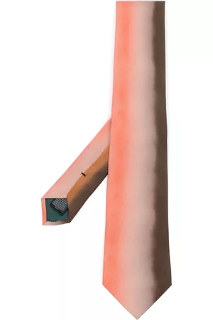 Paul Smith Hombre Pajaritas - Corbata de seda con estampado gráfico