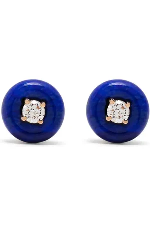 Fernando Jorge Anillo Orbit Small en oro rosa de 18kt con lapislázuli y diamantes