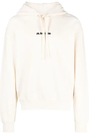 Jil Sander Hoodie con logo estampado