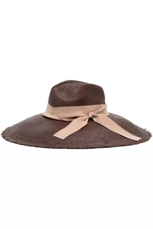SENSI STUDIO Mujer Sombreros panamá - Frayed-brim straw panama hat