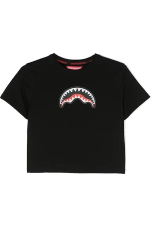 Sprayground Playera con diente de tiburón estampado