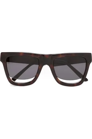 Gloria Coelho Lentes de sol con detalle de abertura en las micas