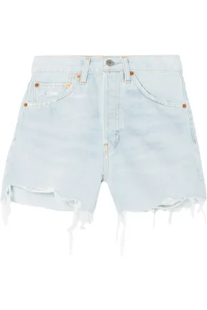RE/DONE Shorts de mezclilla con aberturas 50