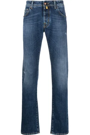 Jacob Cohen Jeans rectos con efecto envejecido