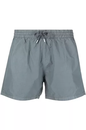 Boglioli Hombre Trajes de baño - Drawstring-waistband cotton swim shorts