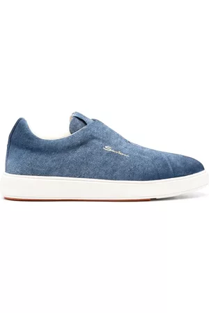 santoni Mocasines de mezclilla