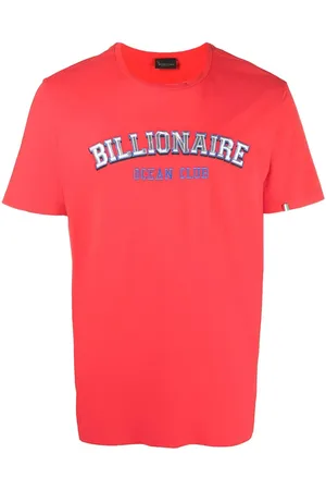 BILLIONAIRE Playera con logo estampado