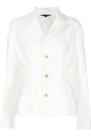 Comme des Garçons Blazer con cintura ajustada y botones