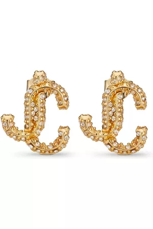 Jimmy Choo Aretes JC con detalles de cristal