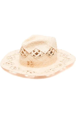 Ruslan Baginskiy Sombrero fedora de diseño entretejido