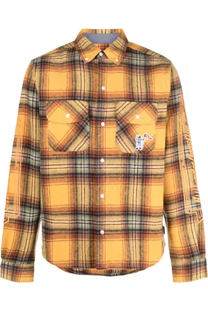 Billionaire Boys Club Camisa manga larga con cuadros estampados