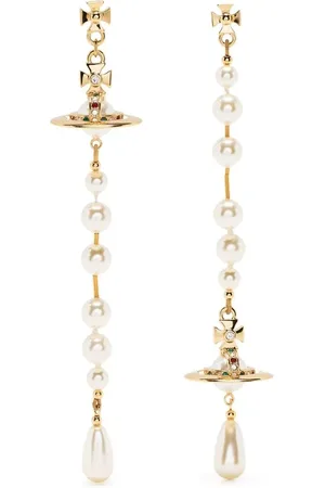 Vivienne Westwood Aretes con perla artificial