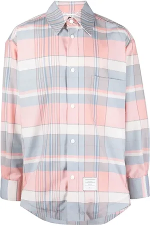 Thom Browne Camisa oversize con motivo de cuadros