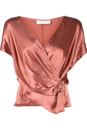 Michelle Mason Top con cuello abierto