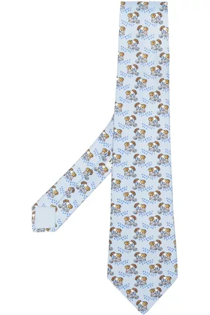 Hermès Hombre Corbatas - Corbata de seda con estampado pre-owned