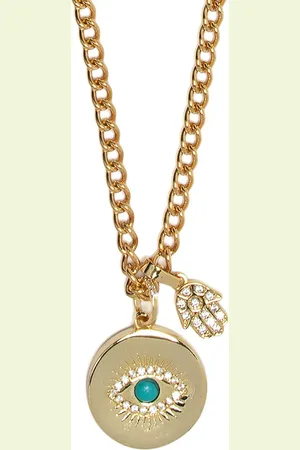 Nialaya Collar con dije ojo turco
