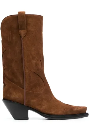 Botas cowboy vaqueras de color caf para mujer en rebajas