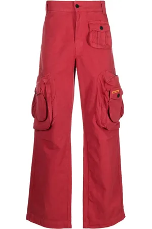 Heron Preston Pantalones cargo con parche del logo