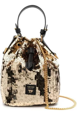 Tom Ford Mujer Maletas de viaje vintage - Sequin-embellished bucket bag