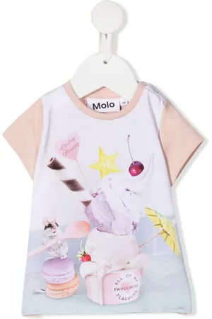 Molo Playera con estampado Little Treat