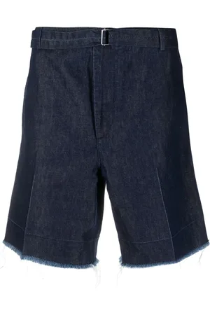 Lanvin Shorts de mezclilla deshilachados
