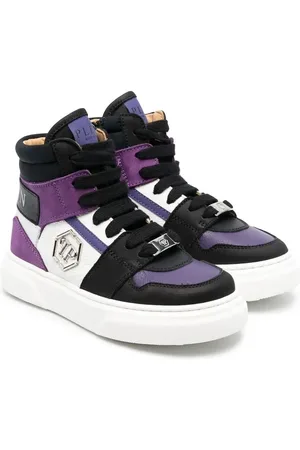 Philipp Plein Tenis altos con paneles
