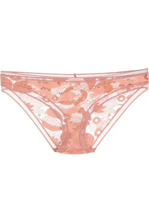 ERES Tanga de encaje bordado Voile
